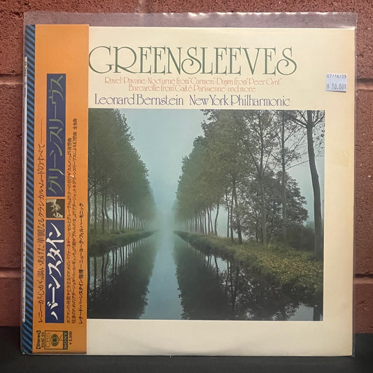 Used Vinyl: Leonard Bernstein / New York Philharmonic "Greensleeves" LP (1976 Japanese Press)