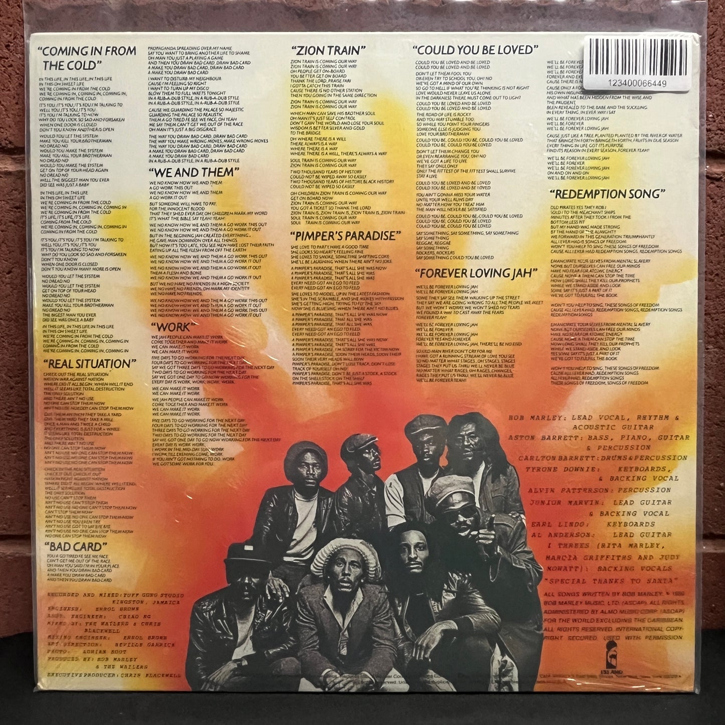 Used Vinyl: Bob Marley & The Wailers "Uprising" LP (80's Press - Sealed)