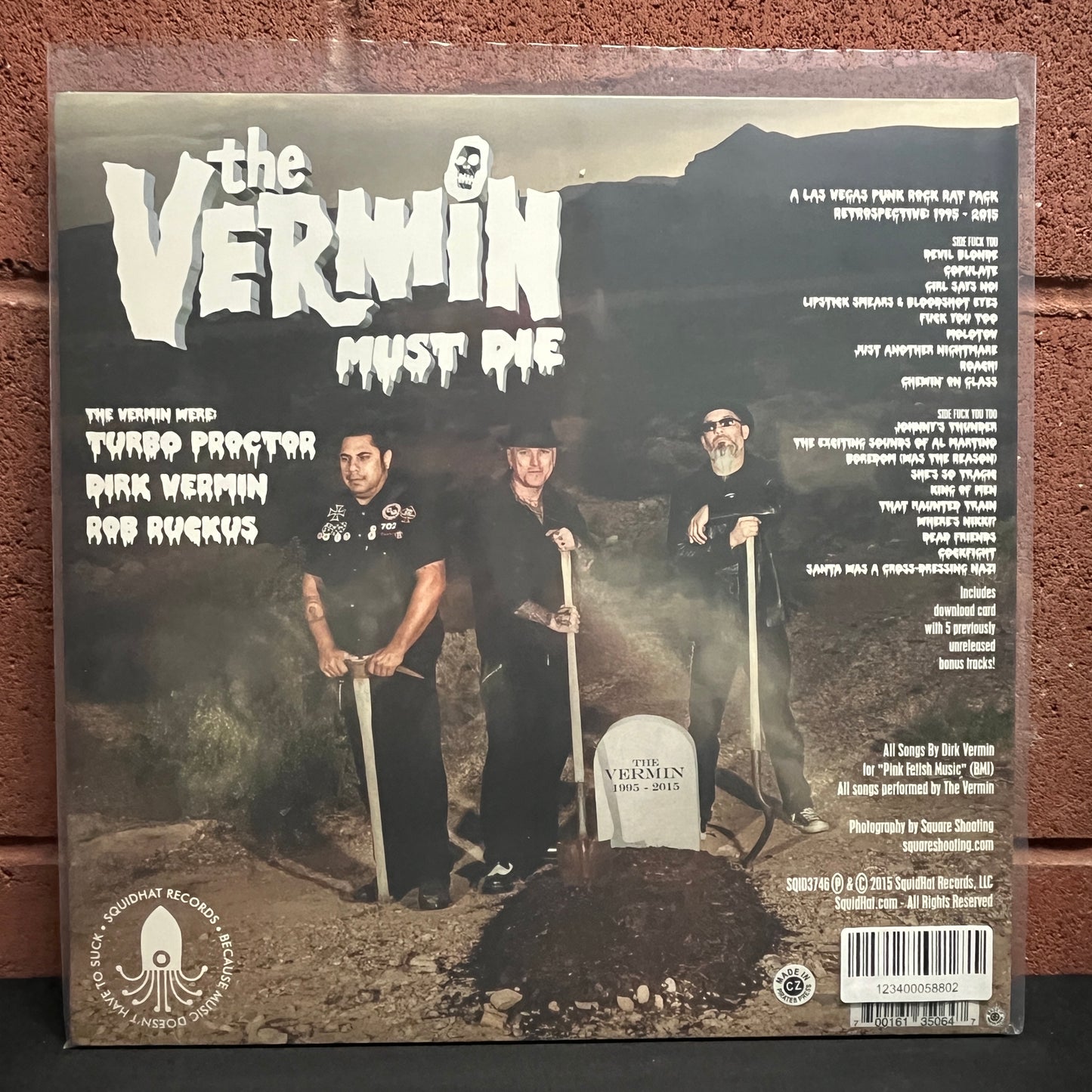 Used Vinyl: The Vermin "The Vermin Must Die" LP (Sealed!)