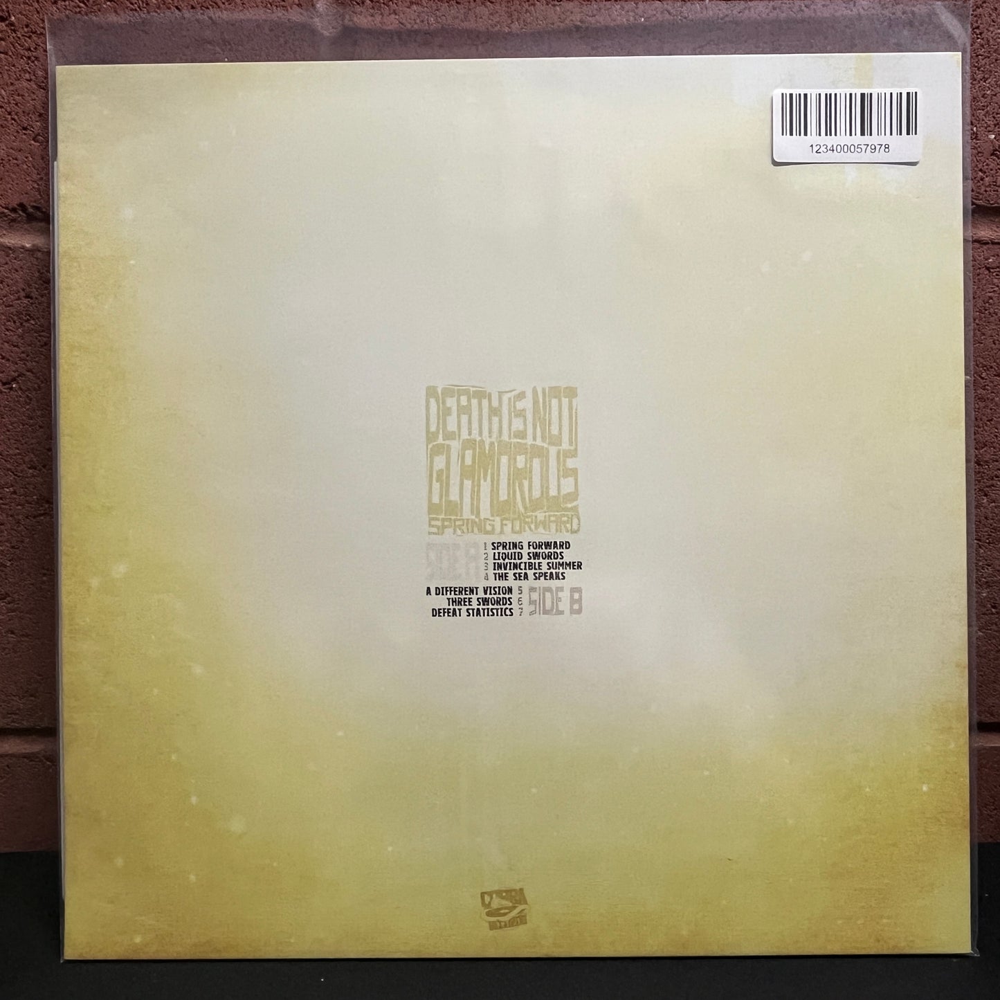 Used Vinyl: Death Is Not Glamorous "Spring Forward" LP