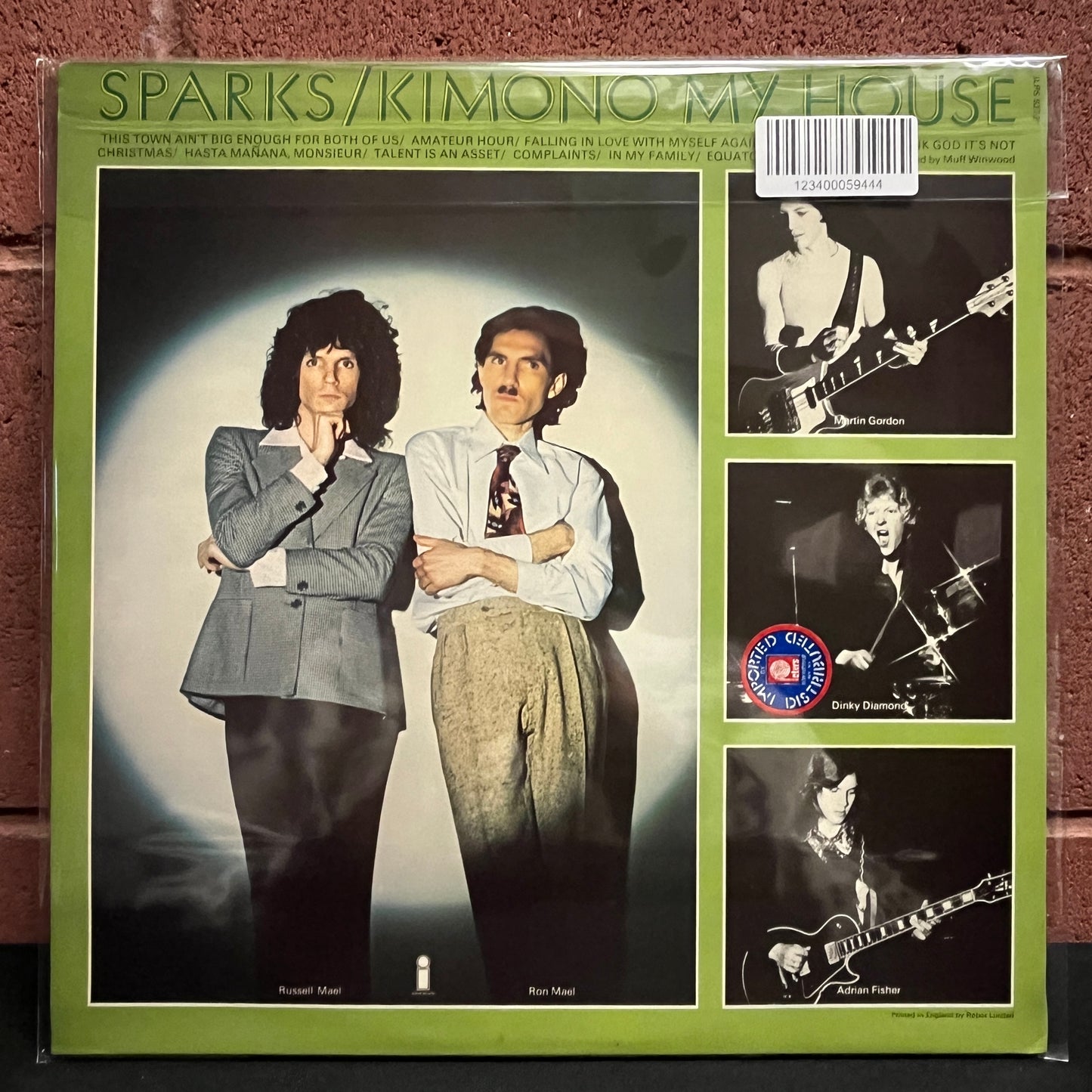 Used Vinyl: Sparks "Kimono My House" LP (1974 UK Press)