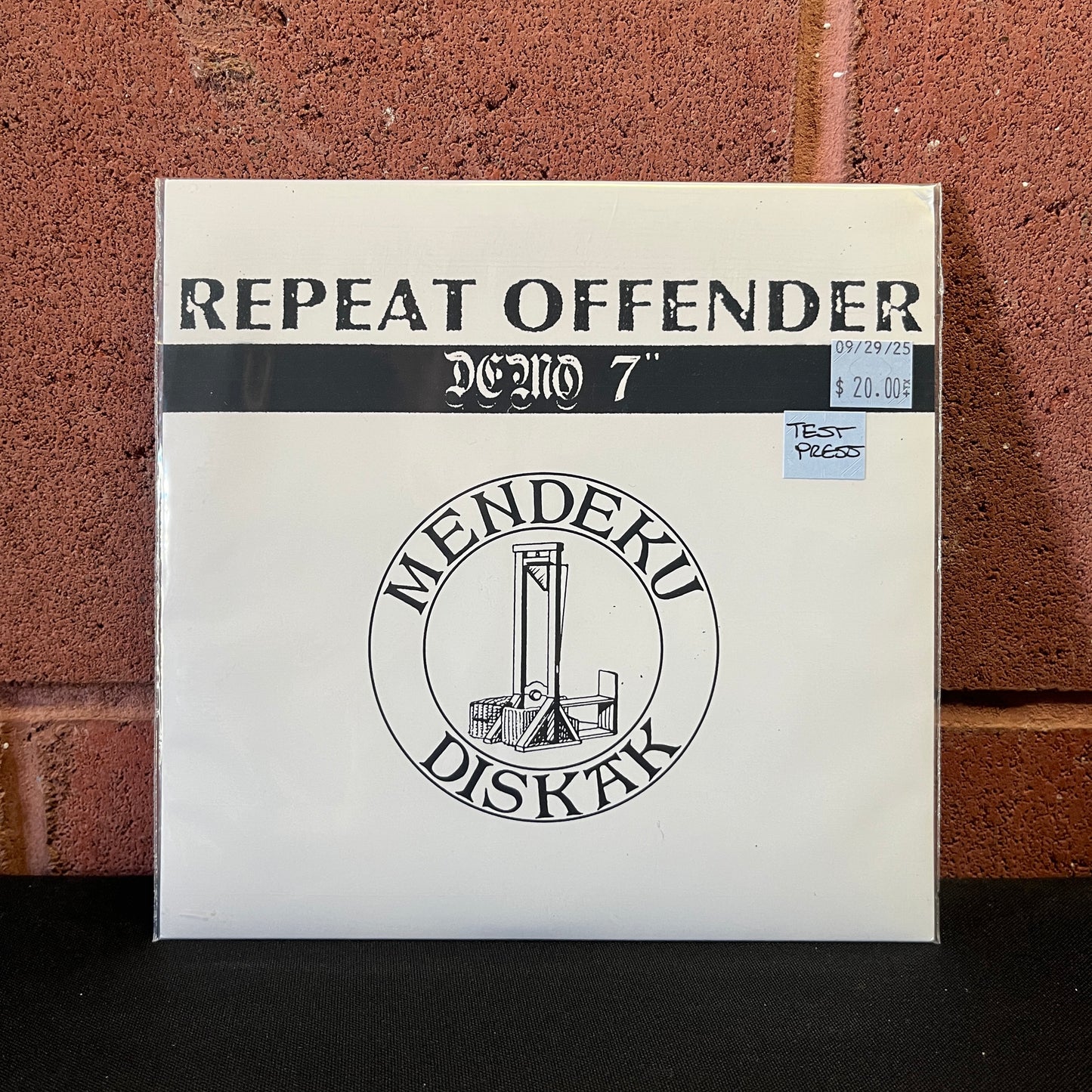 Used Vinyl: Repeat Offender "Demo" 7" (Test Press)
