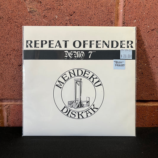 Used Vinyl: Repeat Offender "Demo" 7" (Test Press)