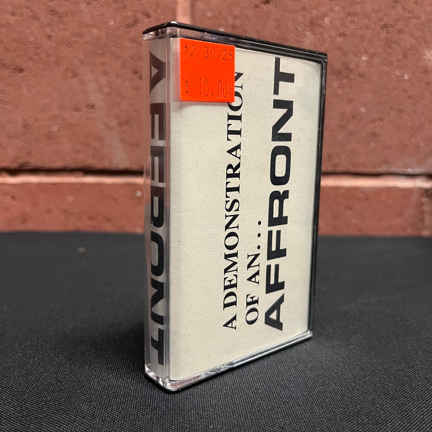 Used Cassette: Affront "A Demonstration Of An..." Tape