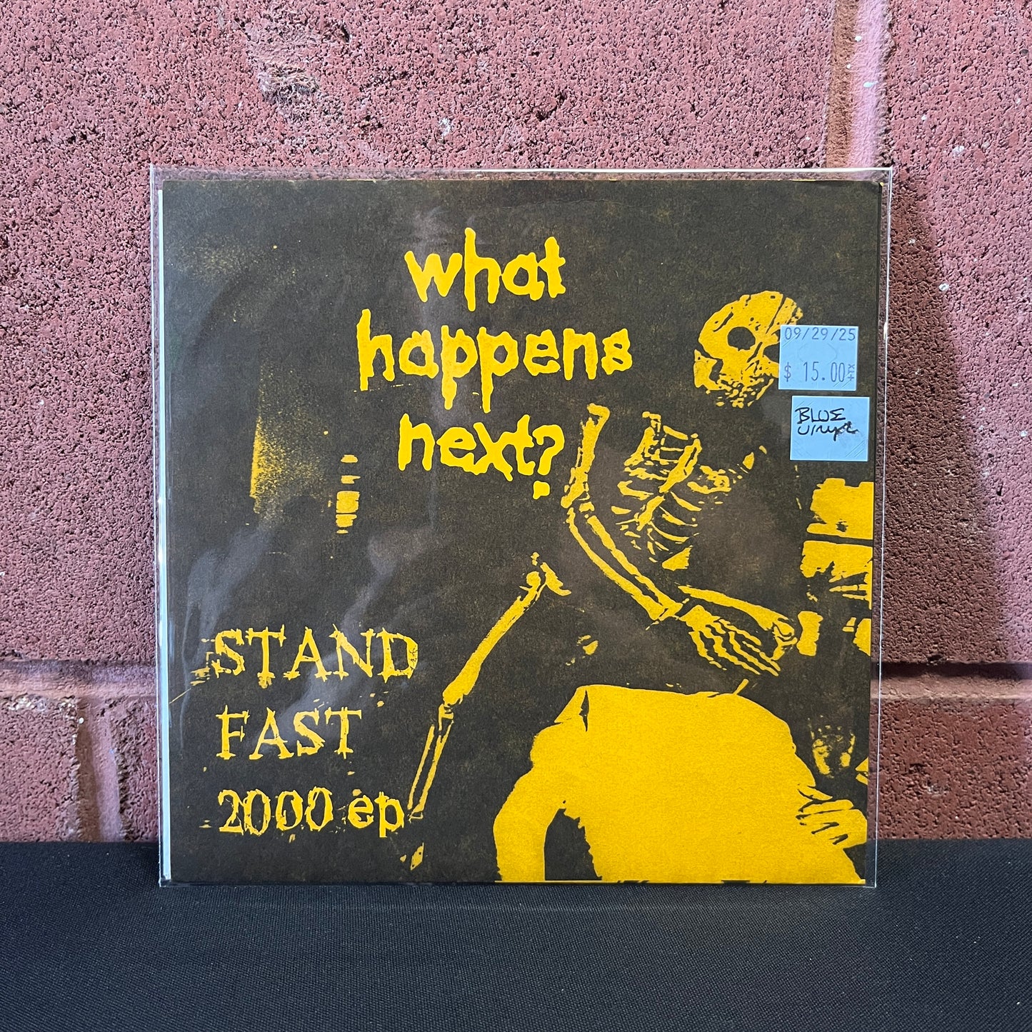 Used Vinyl: What Happens Next? "Stand Fast 2000 EP" 7" (Blue Vinyl)
