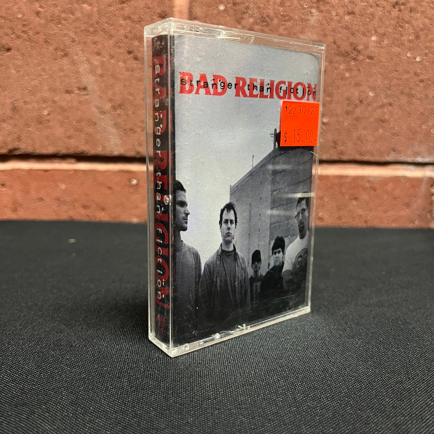 Used Cassette: Bad Religion "Stranger Than Fiction" Tape (1994 US pressing)