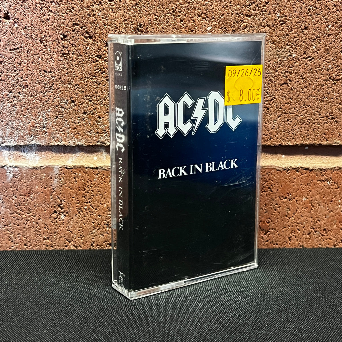 Used Cassette: AC/DC "Back In Black" Tape