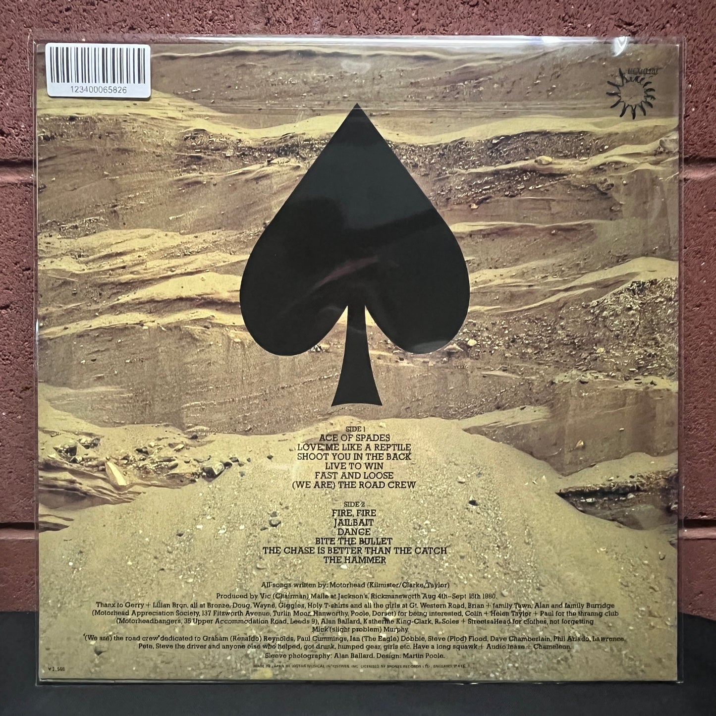Used Vinyl: Motorhead "Ace Of Spades" LP (1981 Japanese Press)