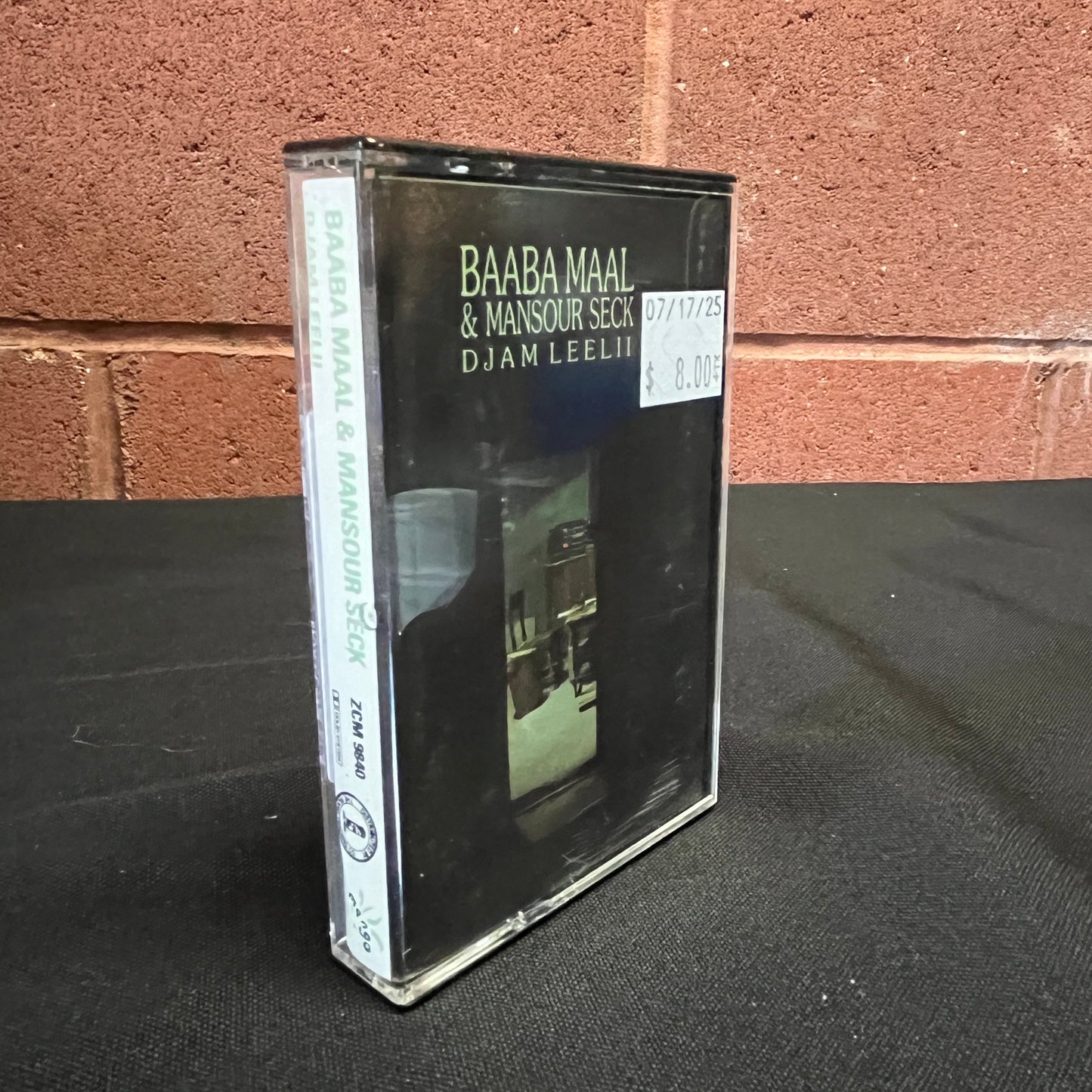 Used Cassette: Baaba Maal & Mansour Seck "Djam Leelii" Tape
