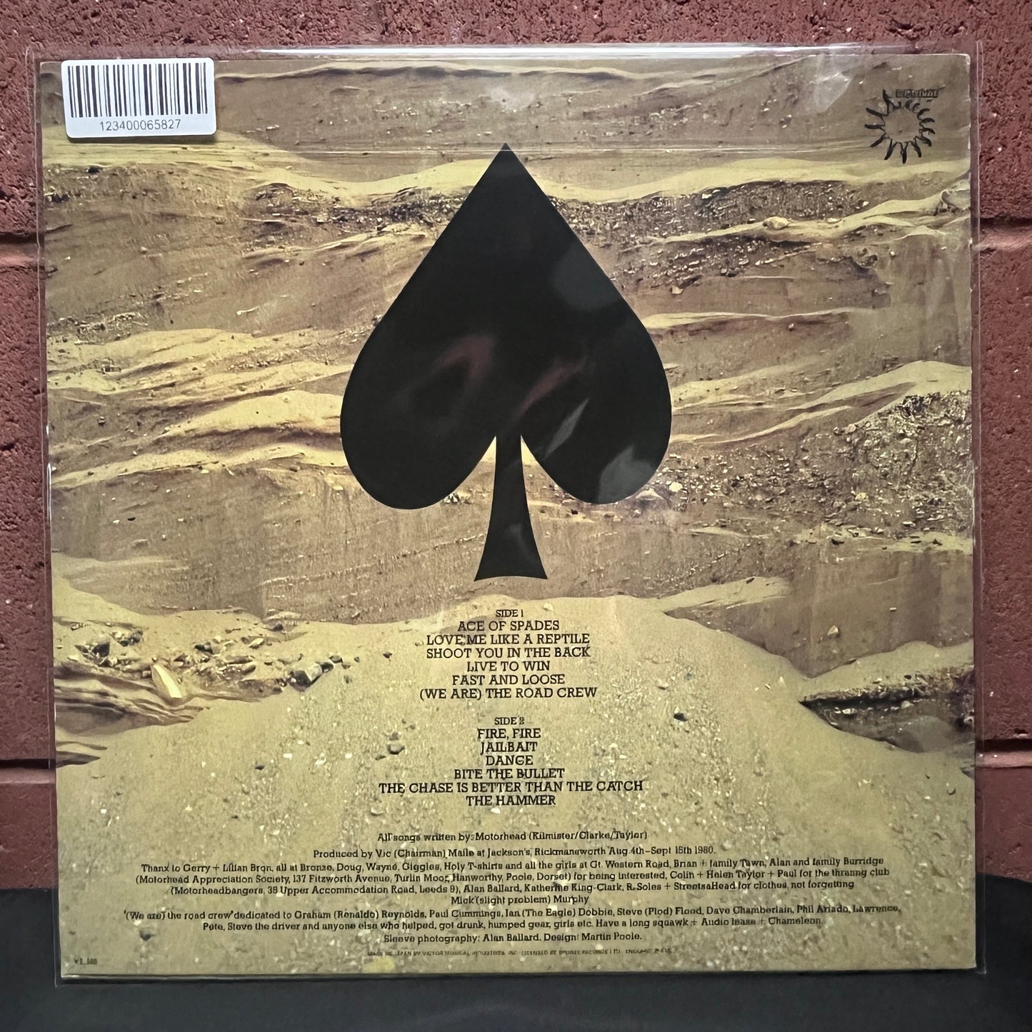 Used Vinyl: Motorhead "Ace Of Spades" LP (1981 Japanese Issue)
