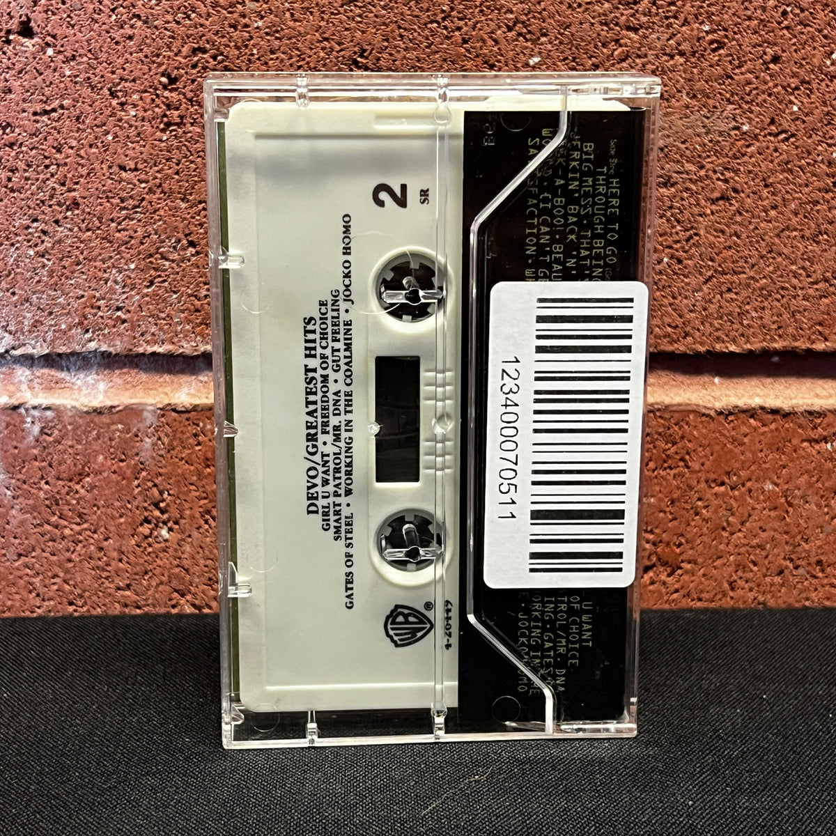Used Cassette: Devo "Greatest Hits" Tape