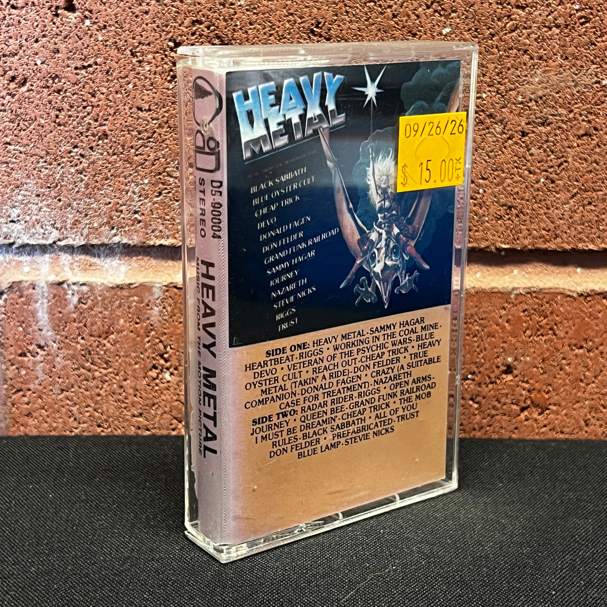 Used Cassette: V/A - "Heavy Metal (Music From The Motion Picture)" Tape