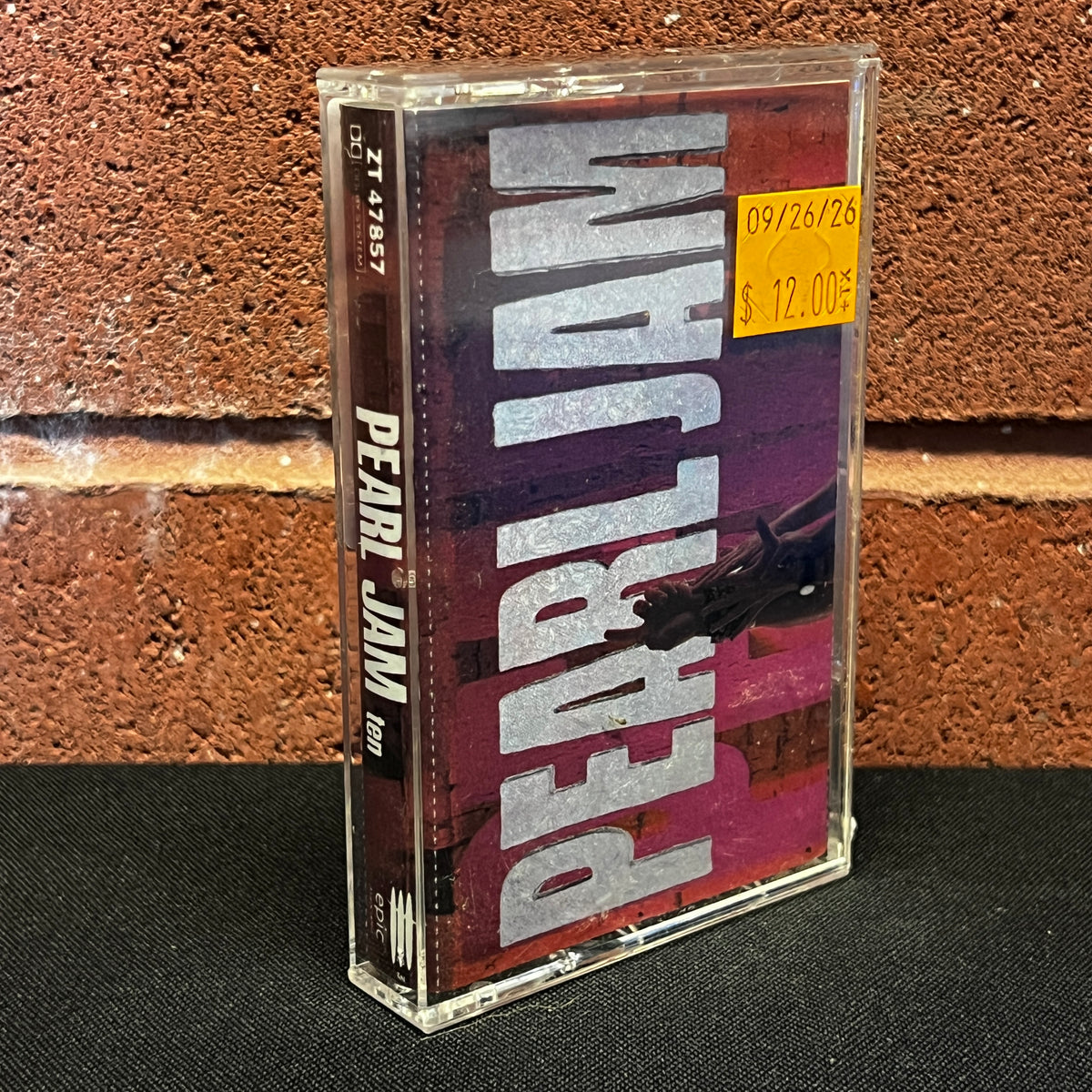 Used Cassette: Pearl Jam "Ten" Tape