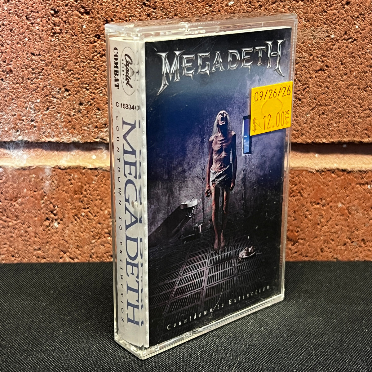 Used Cassette: Megadeth "Countdown To Extinction" Tape
