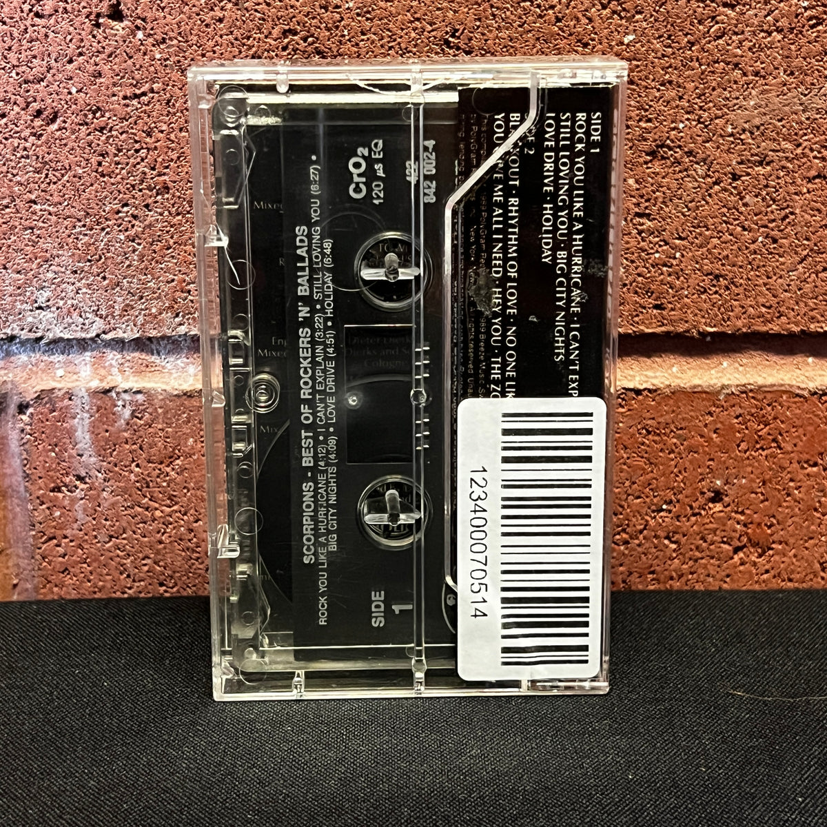 Used Cassette: Scorpions "The Best Of Rockers 'N' Ballads" Tape