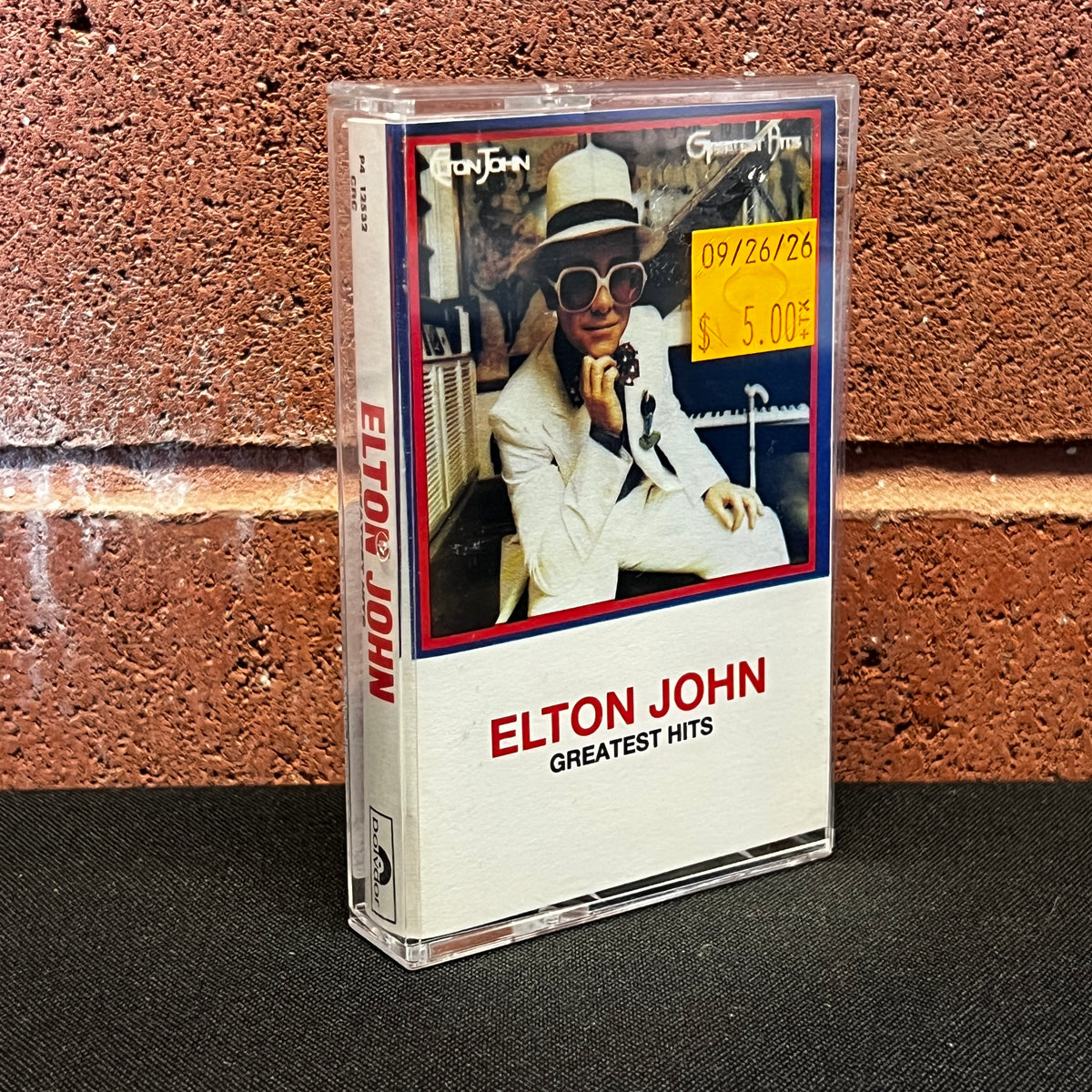Used Cassette: Elton John "Greatest Hits" Tape