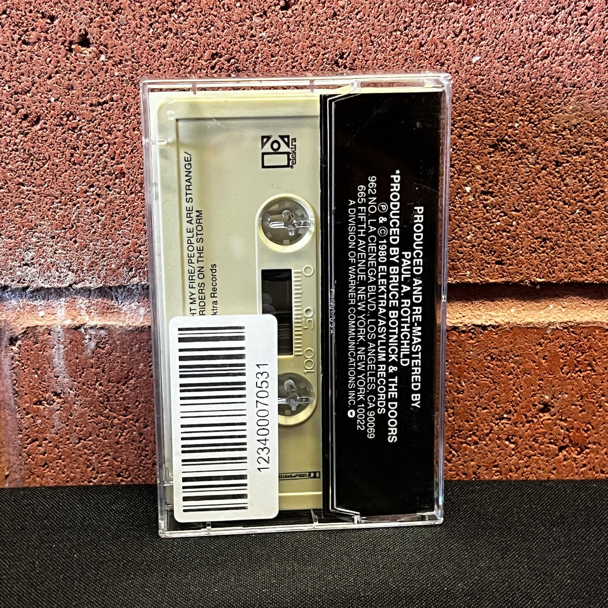 Used Cassette: The Doors "Greatest Hits" Tape