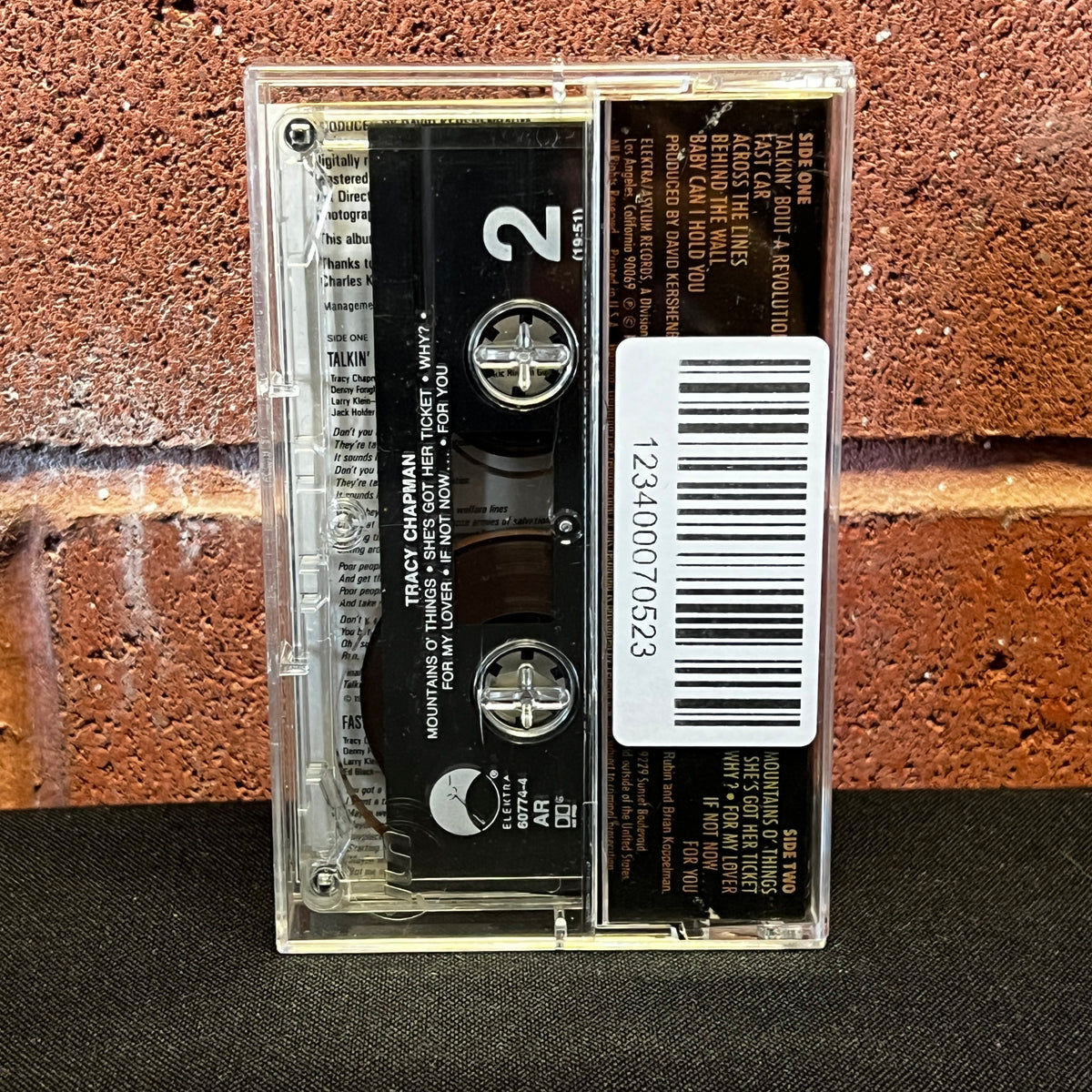 Used Cassette: Tracy Chapman "S/T" Tape