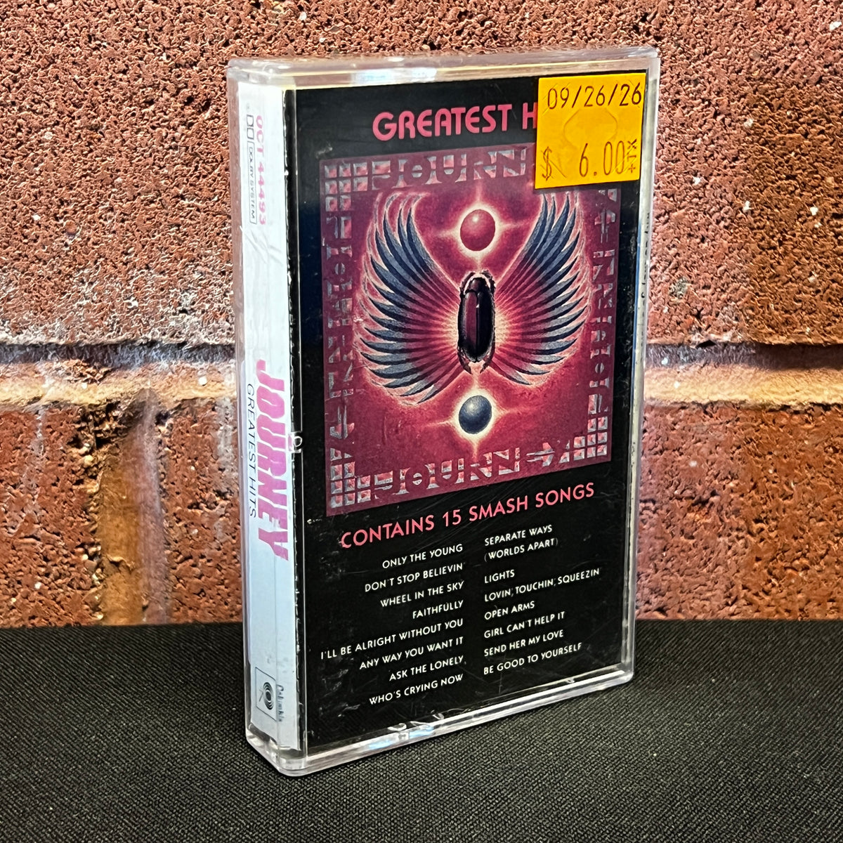 Used Cassette: Journey "Greatest Hits" Tape