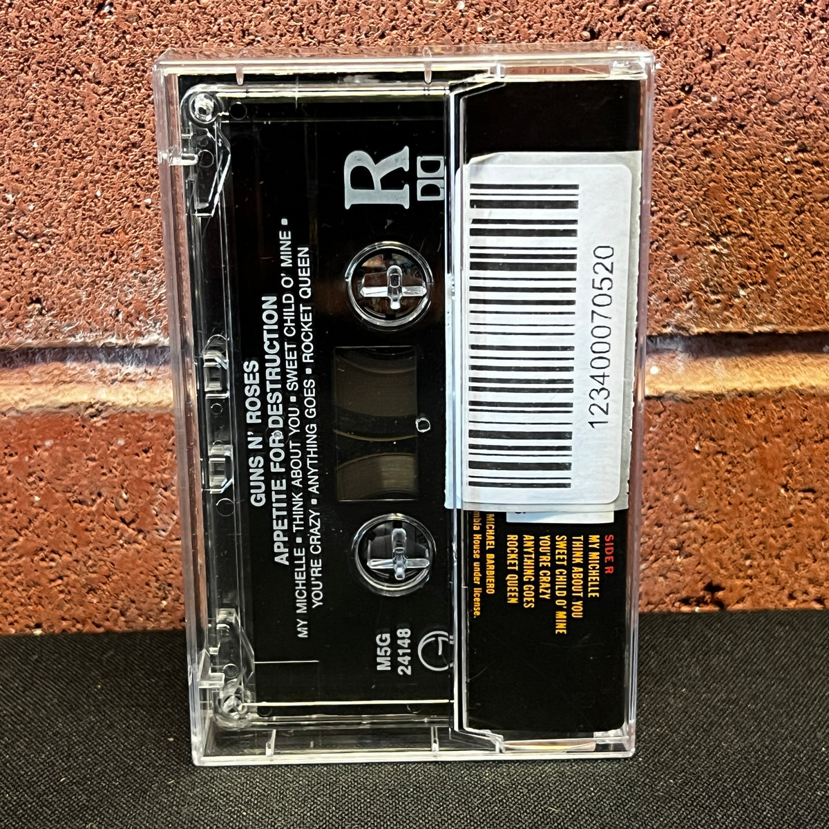 Used Cassette: Guns 'N' Roses "Appetite For Destruction" Tape
