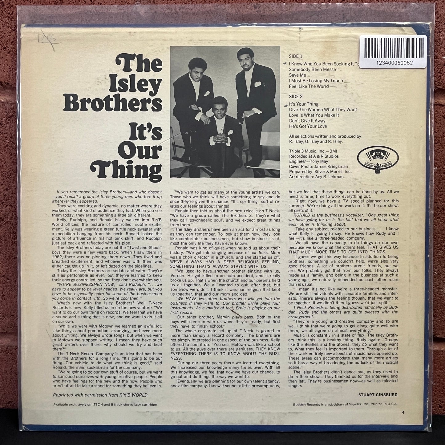 Used Vinyl: The Isley Brothers "It's Our Thing" LP