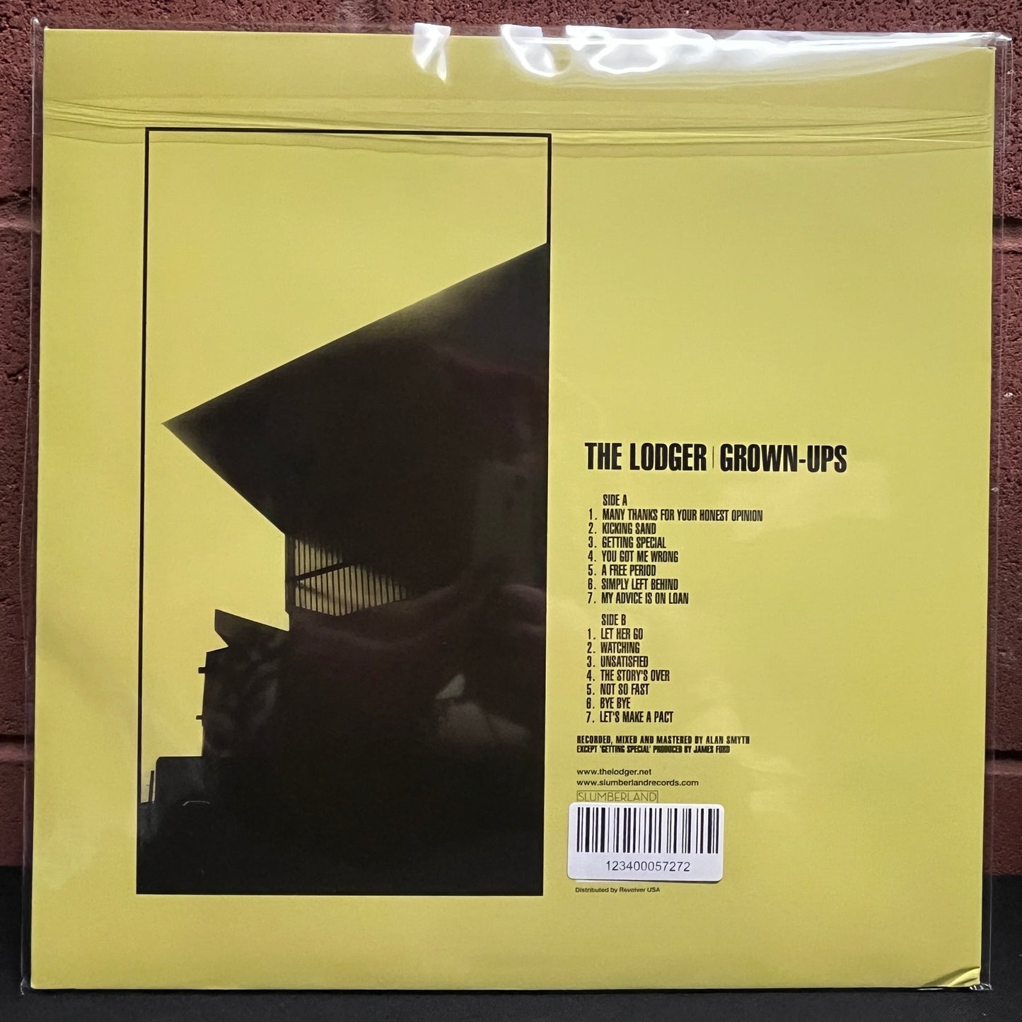 Used Vinyl: The Lodger "Grown-Ups" LP