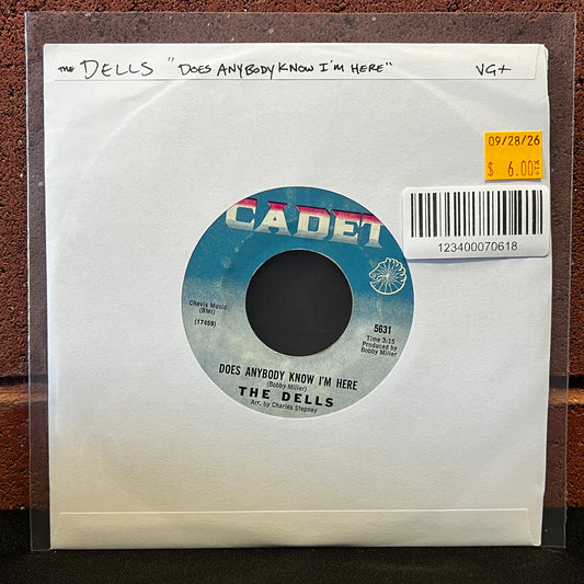 Used Vinyl: The Dells "Does Anybody Know I'm Here" 7"