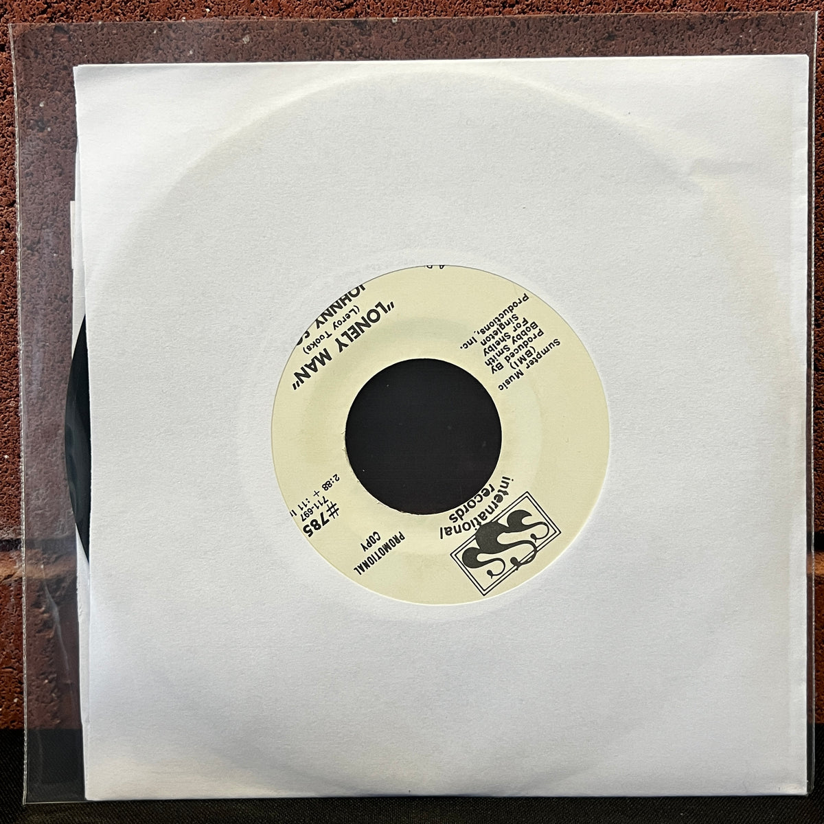 Used Vinyl: Johnny Soul "Lonely Man" 7" (Promo)