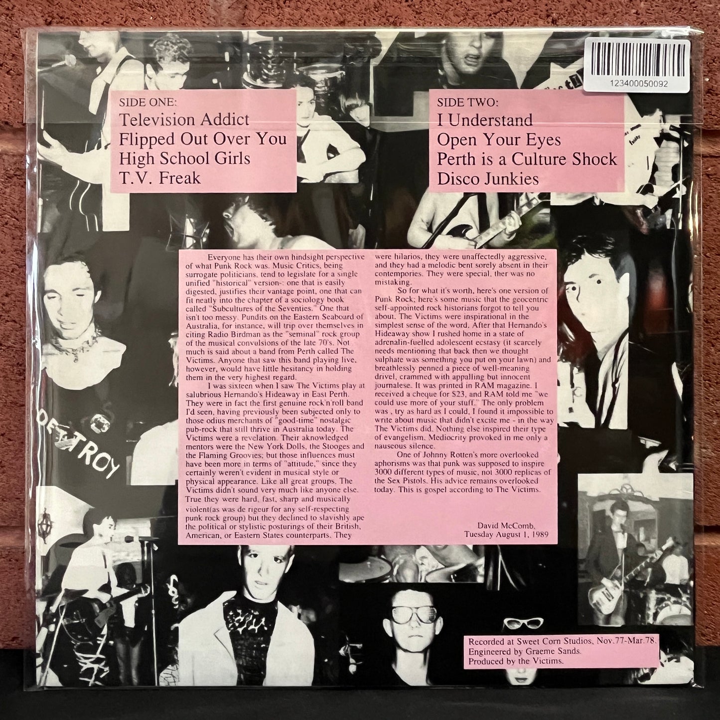 Used Vinyl: The Victims "All Loud On The Western Front" LP