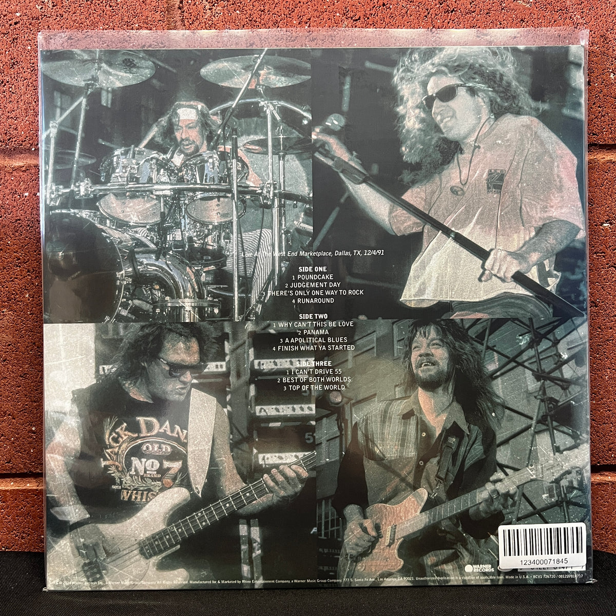 Used Vinyl: Van Halen ‎"Live In Dallas 1991" 2xLP (2024 - Red Vinyl)