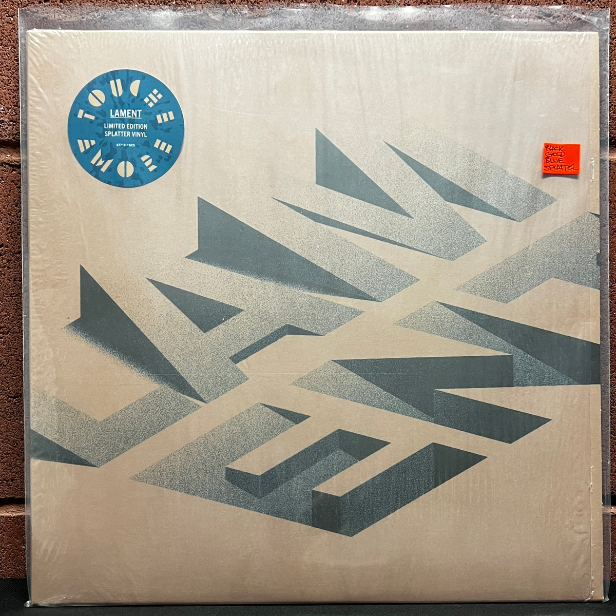 Used Vinyl: Touché Amoré ‎"Lament" LP (2022 Press - Aqua, Black & Gold Splatter Vinyl)