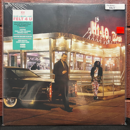 Used Vinyl:  Felt "Felt 4 U" LP (2020 Press - Pink & Teal Vinyl)