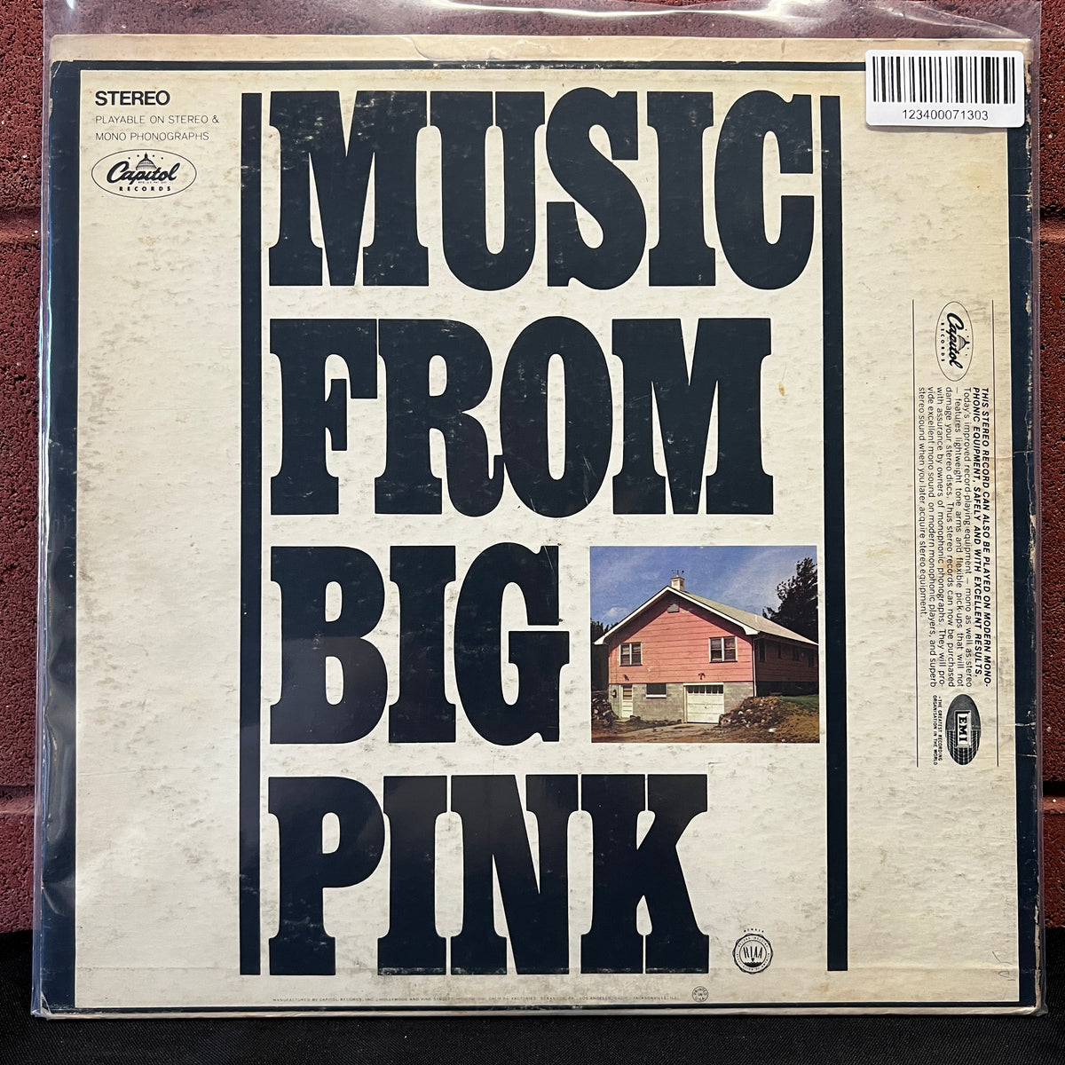 Used Vinyl: The Band "Music From The Big Pink" LP (1968 Press)