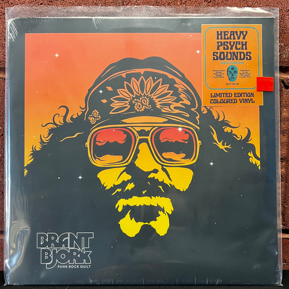 Used Vinyl: Brant Bjork "Punk Rock Guilt" LP (2020 Press - Yellow Vinyl - Sealed)