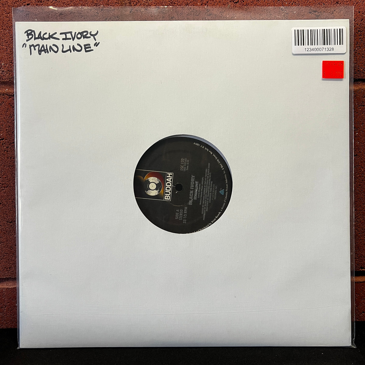 Used Vinyl: Black Ivory "Mainline" 12" (1979 Press)