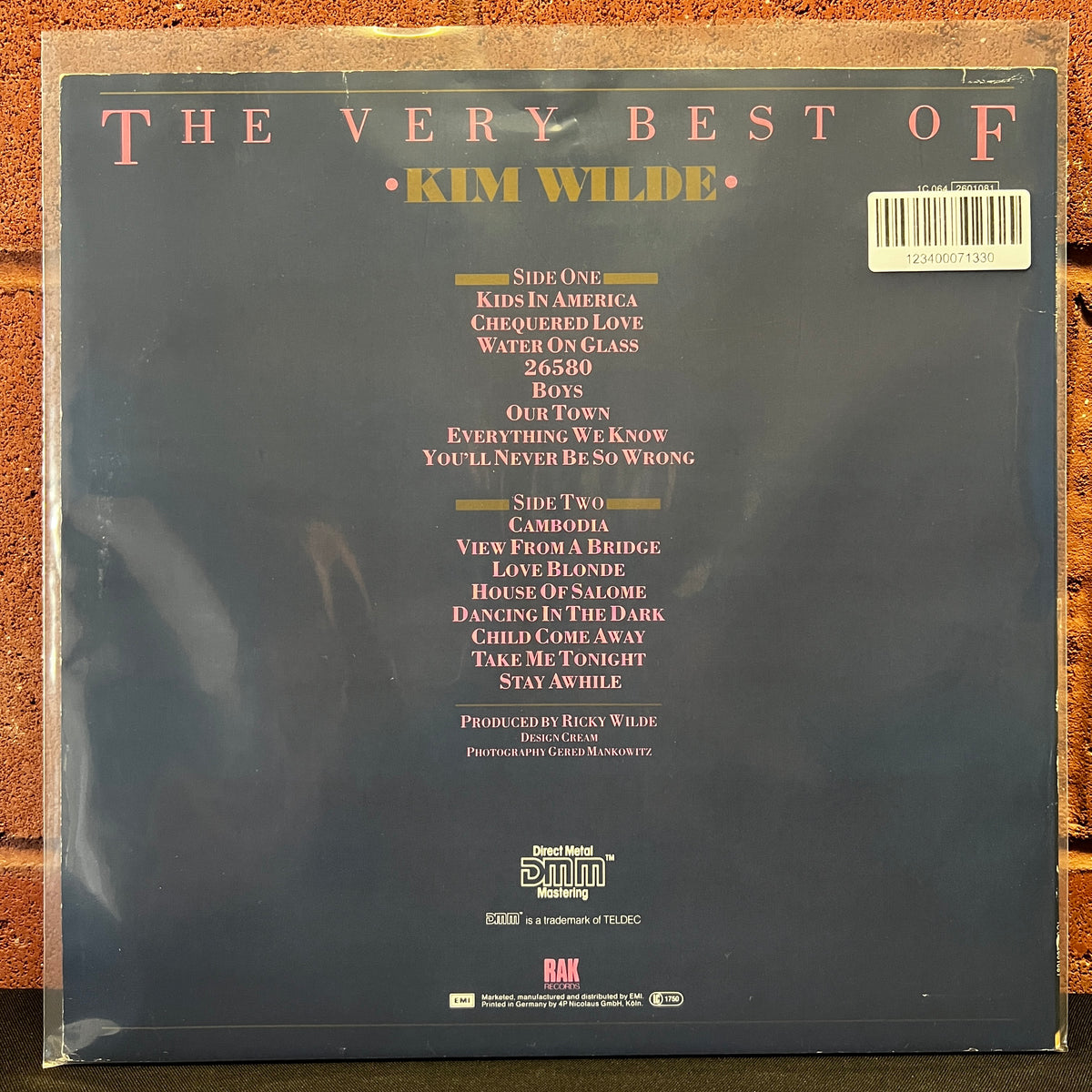 Used Vinyl: Kim Wilde ‎"The Very Best Of Kim Wilde" LP (1984 Euro Press)