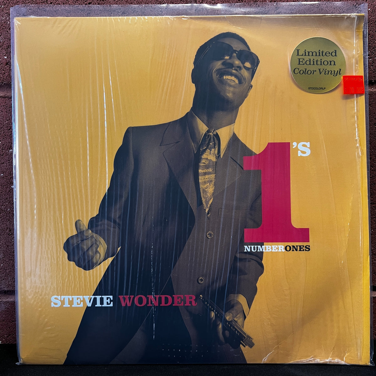 Used Vinyl: Stevie Wonder "Number 1's" 2xLP (2026 Press - Red Vinyl)