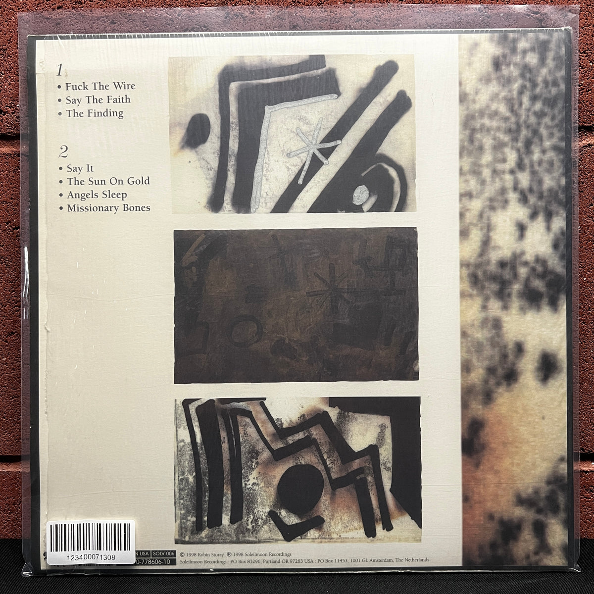 Used Vinyl: Rapoon ":Just Say The Faith:" LP (1998 Press)