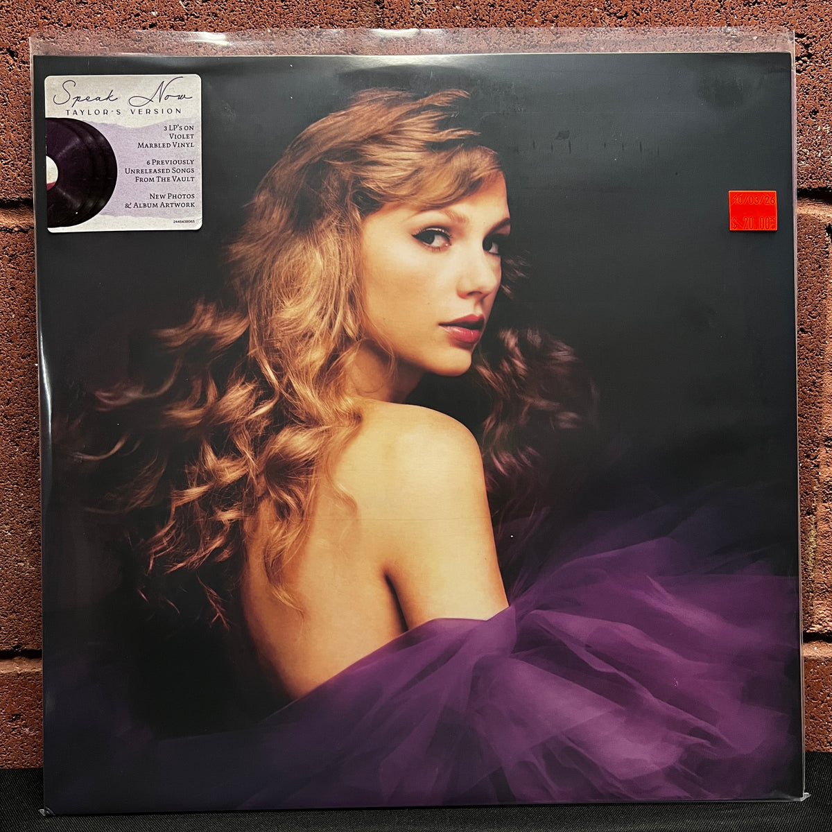 Used Vinyl: Taylor Swift ‎"Speak Now (Taylor's Version)" 3xLP (2023 Press - Violet Marble Vinyl)
