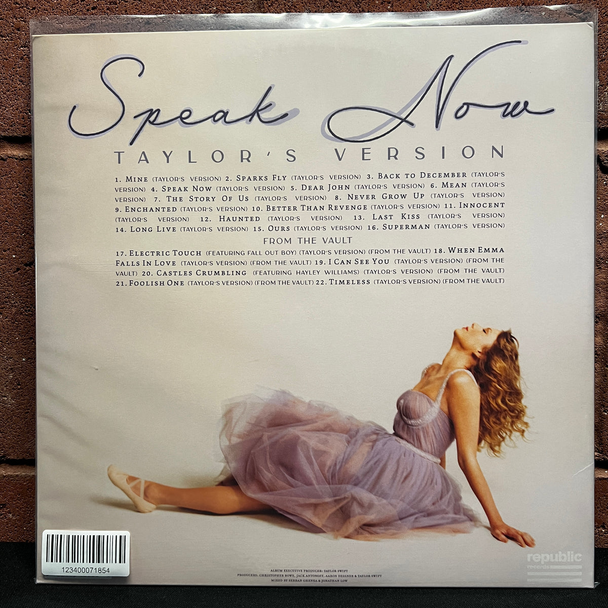 Used Vinyl: Taylor Swift ‎"Speak Now (Taylor's Version)" 3xLP (2023 Press - Violet Marble Vinyl)