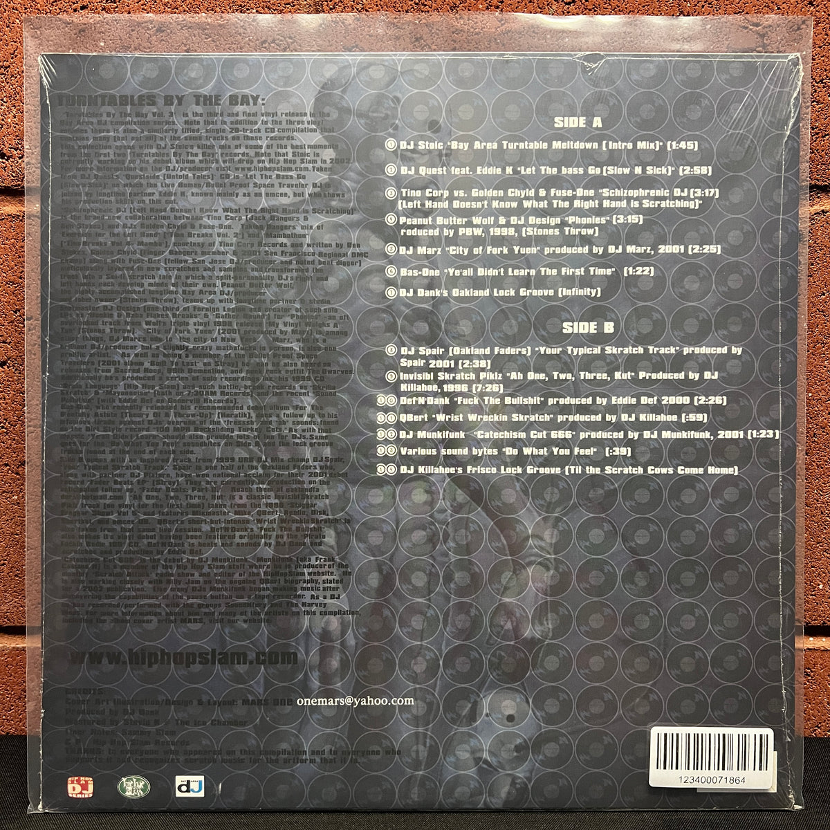 Used Vinyl: V/A ‎– "Turntables By The Bay Volume 3" LP (2001 Press - Sealed)