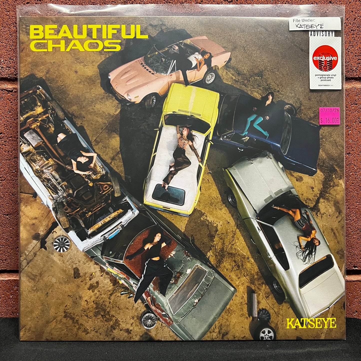 Used Vinyl: Katseye "Beautiful Chaos" LP (2025 Press - Red Vinyl)