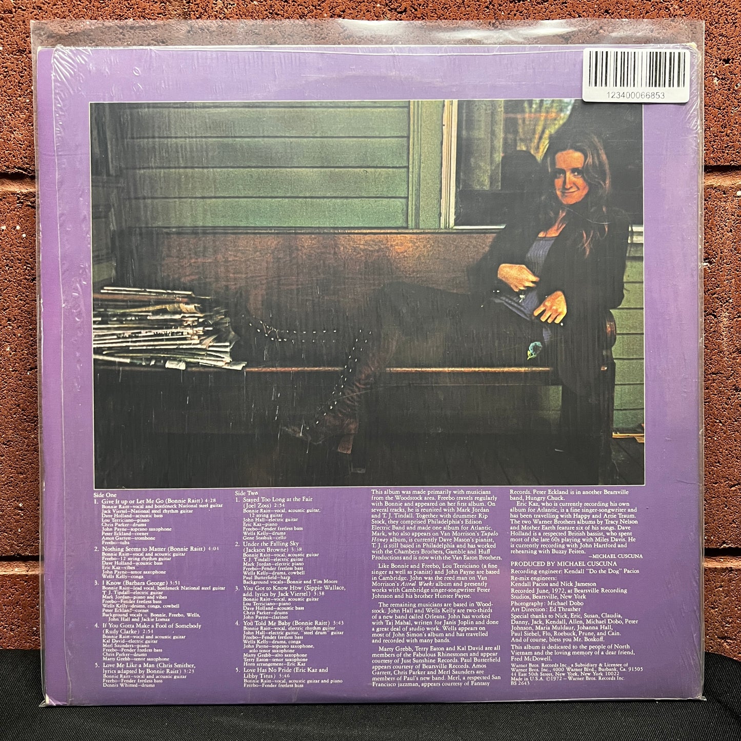 Used Vinyl: Bonnie Raitt ‎"Give It Up" LP (1980's Press)
