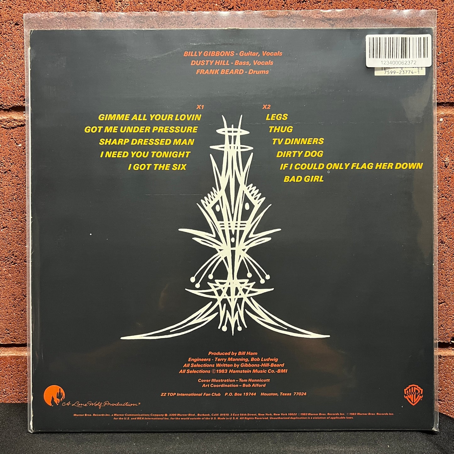 Used Vinyl: ZZ Top "Eliminator" LP