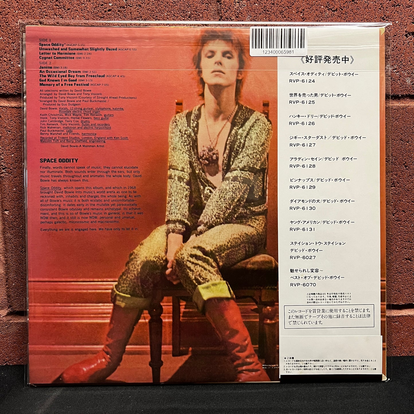 Used Vinyl: David Bowie "Space Oddity" LP (1976 Japanese Press)