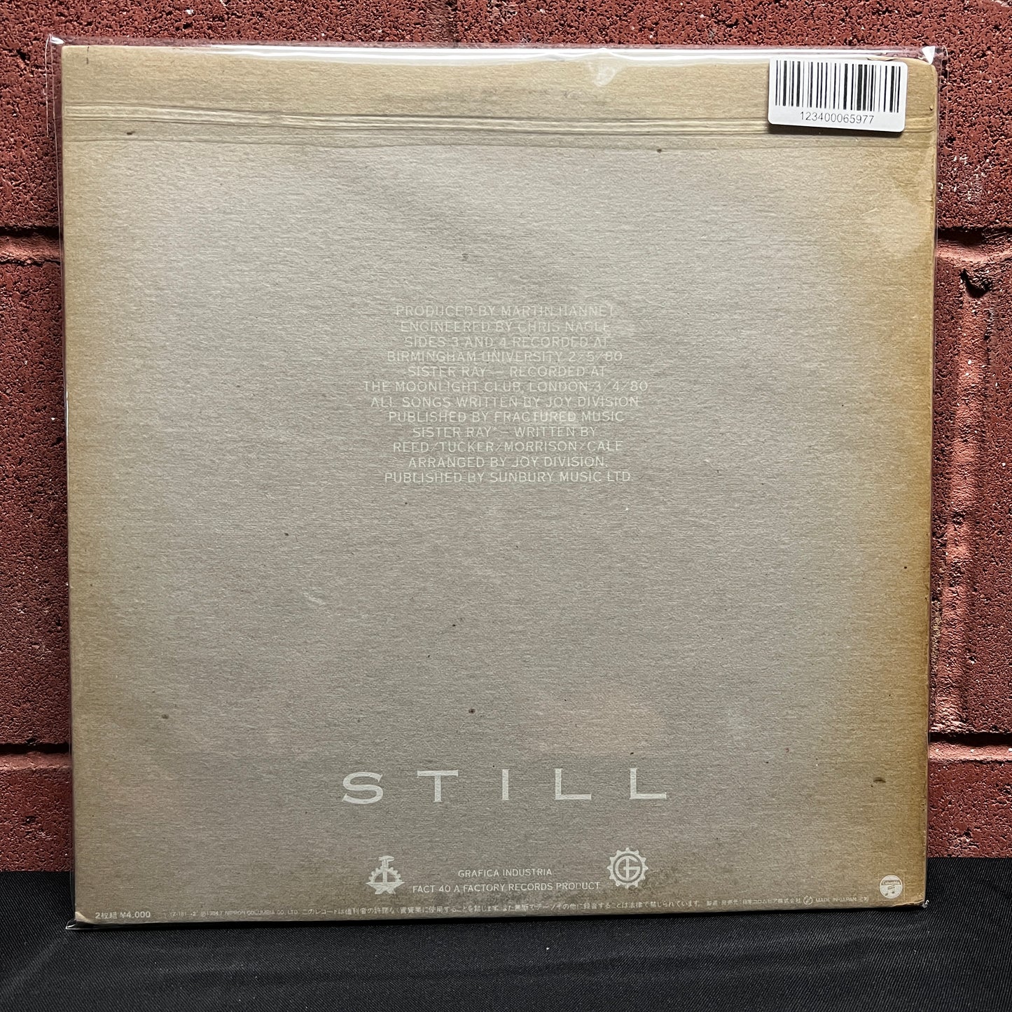 Used Vinyl: Joy Division "Still" 2xLP (1984 Japanese Press)