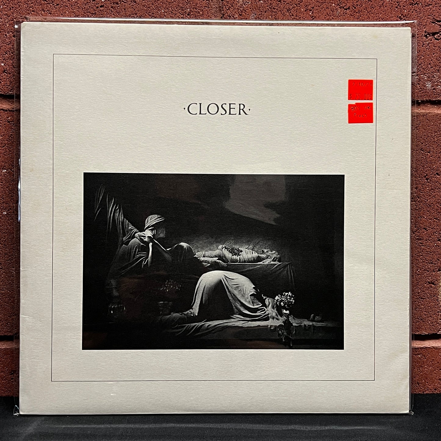 Used Vinyl: Joy Division "Closer" LP (80's UK Issue)