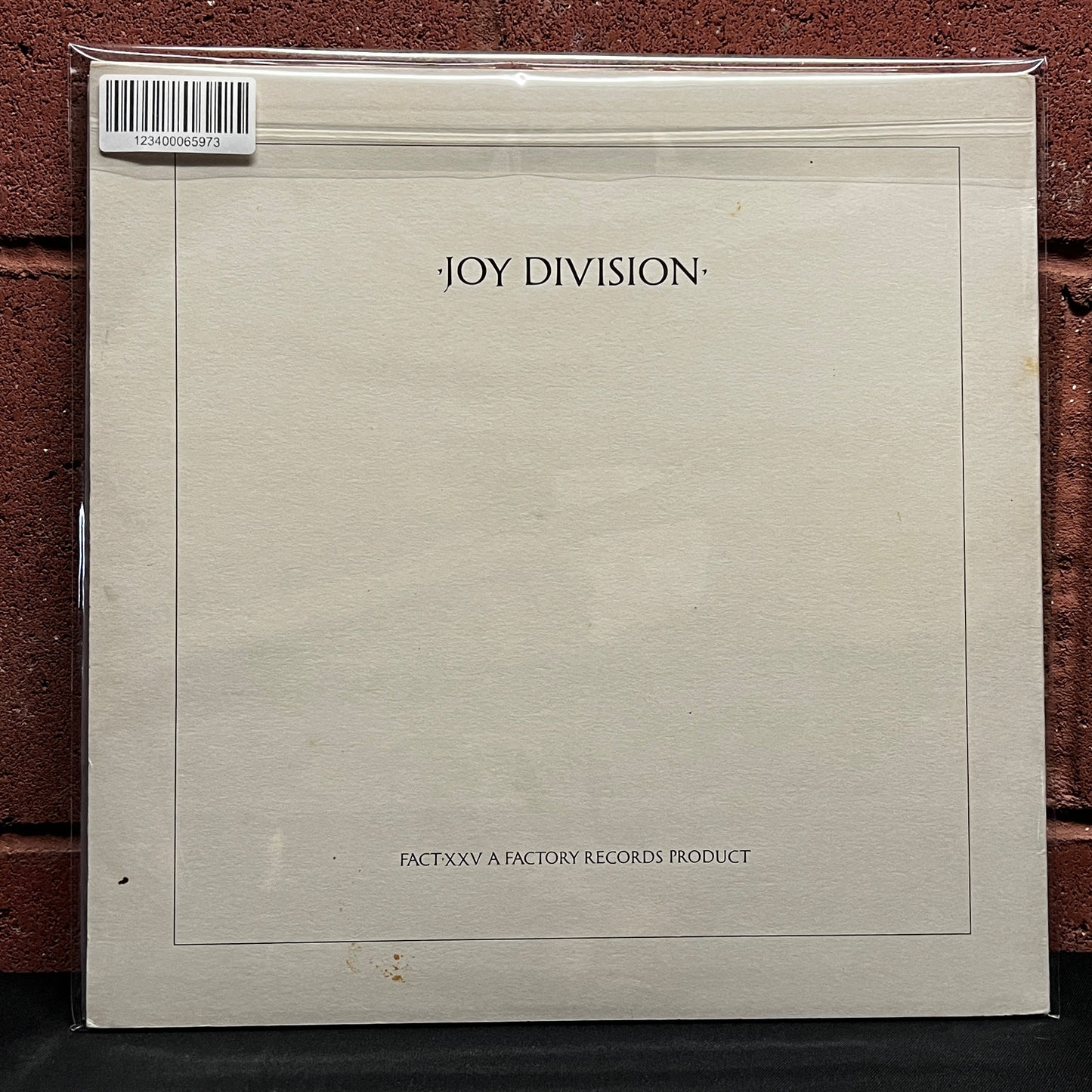 Used Vinyl: Joy Division "Closer" LP (80's UK Issue)