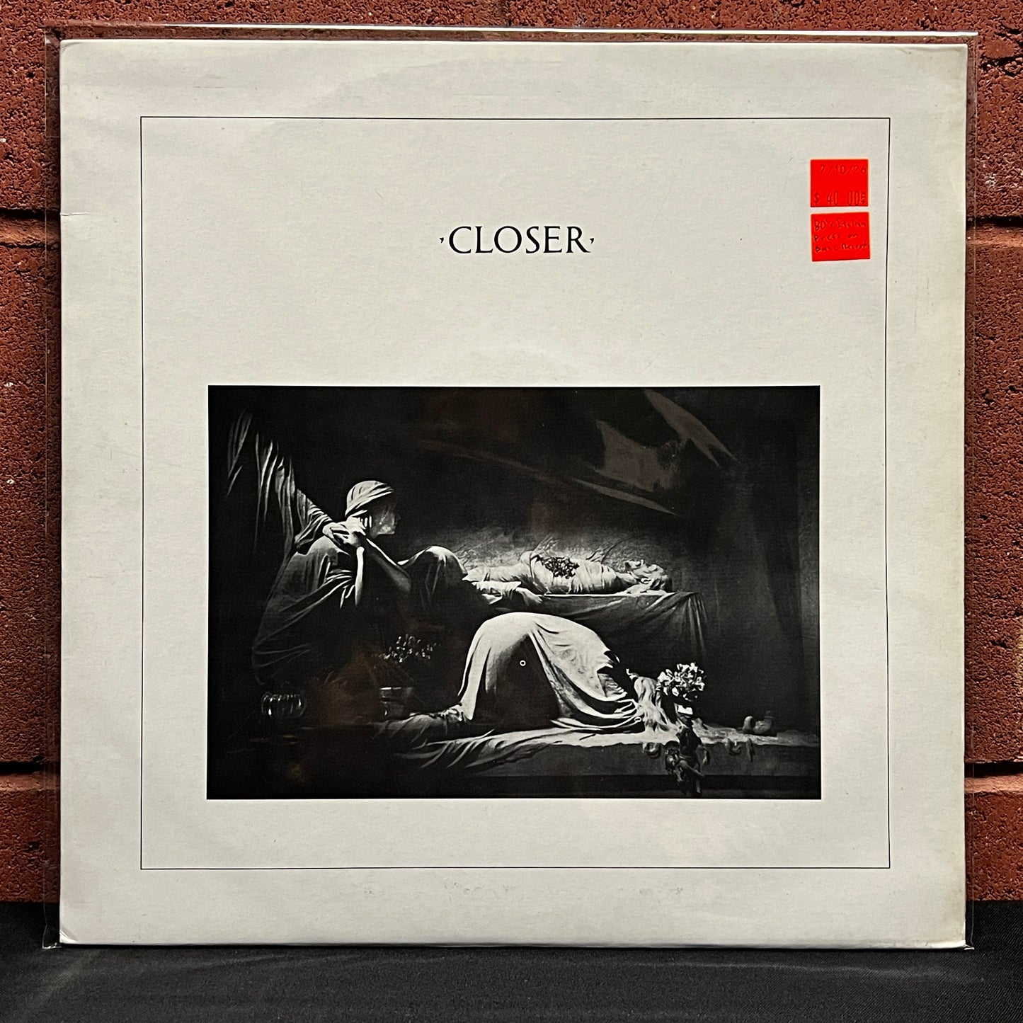 Used Vinyl: Joy Division "Closer" LP (80's Italian Issue)