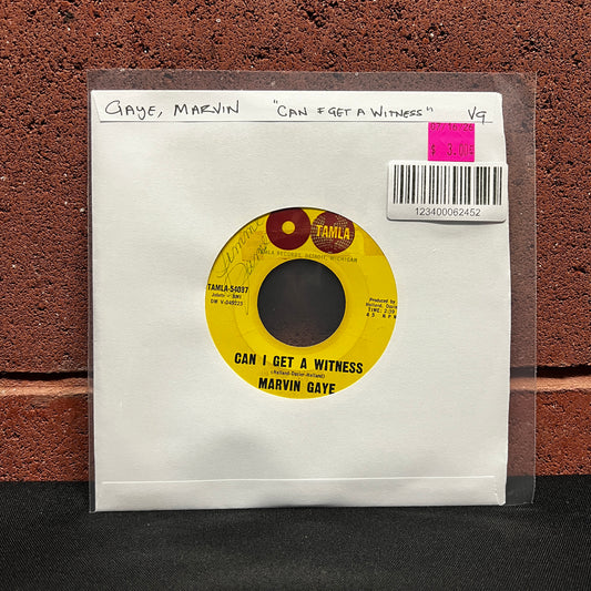 Used Vinyl: Marvin Gaye "Can I Get A Witness" 7"